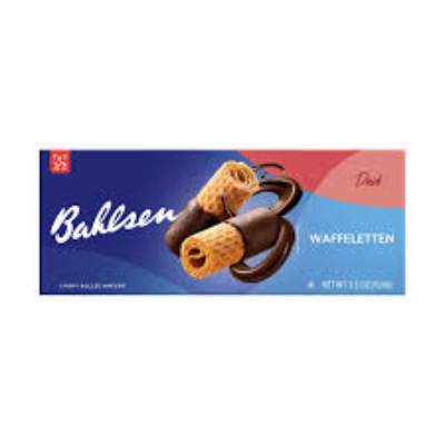 Bahlsen waffeletten dark wafer, 100gm