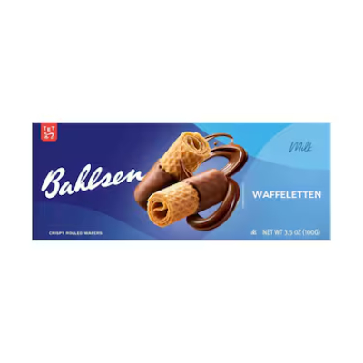 Bahlsen waffeletten milk waffles, 100gm