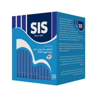 Sis Raw Sugar Sticks, 70 Pieces, 350g