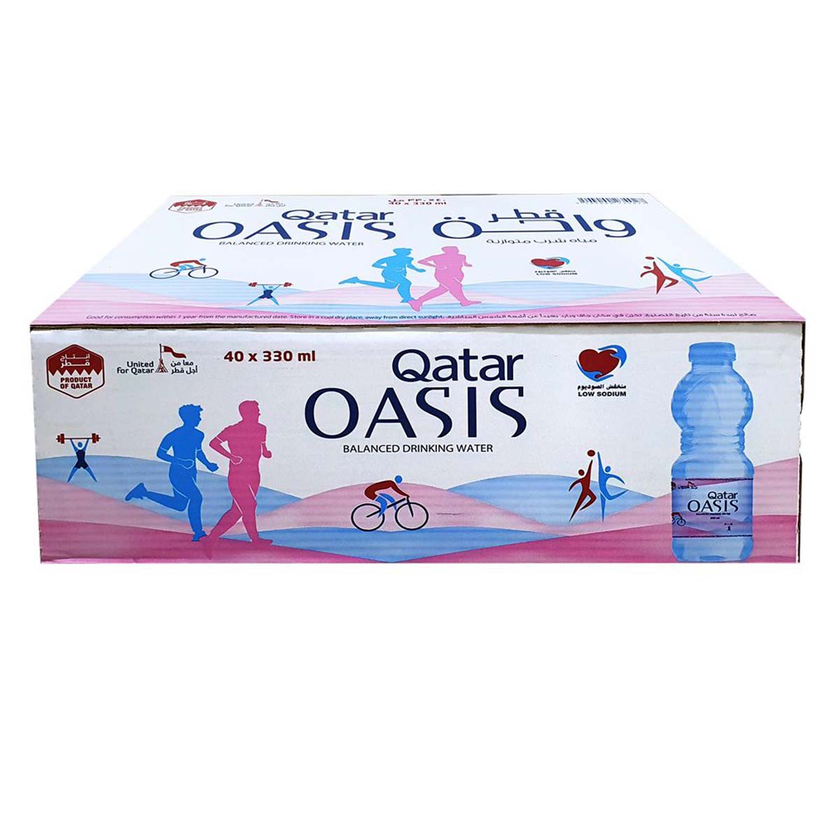 Qatar Oasis Water Carton, 40x330ml
