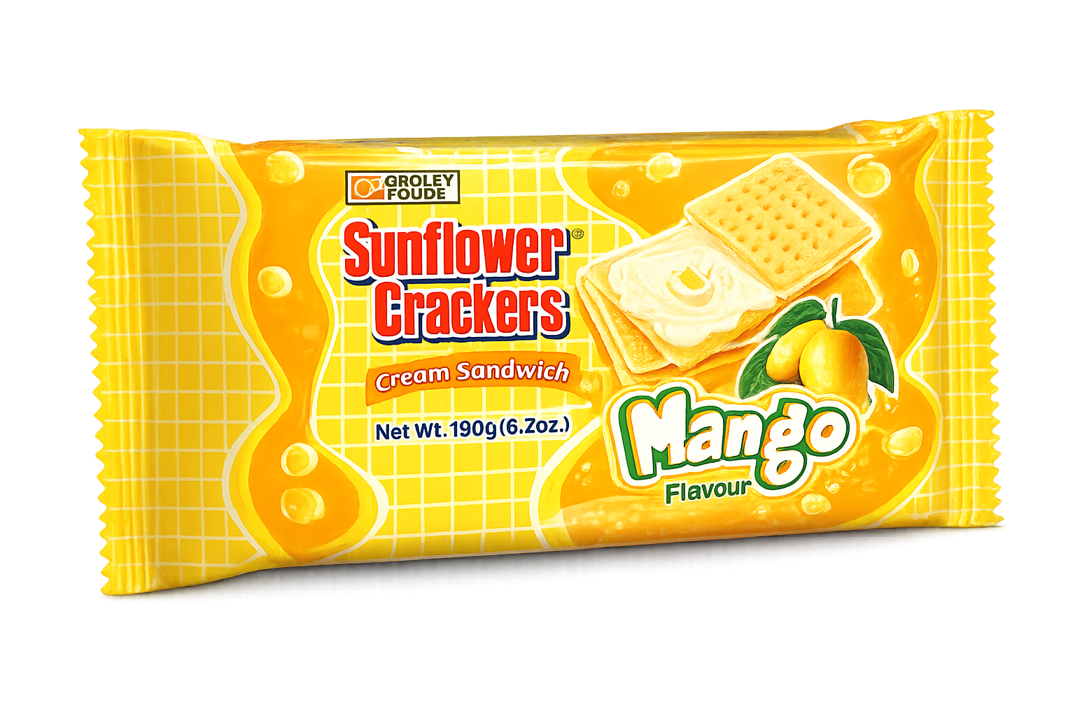 Sunflower Crackers Mango 10x27gm