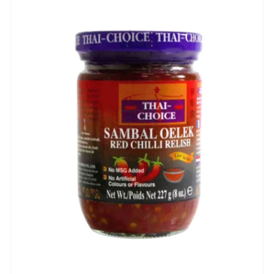 Thai Choice Relish Sambal Oelek Red Chilli 227GM