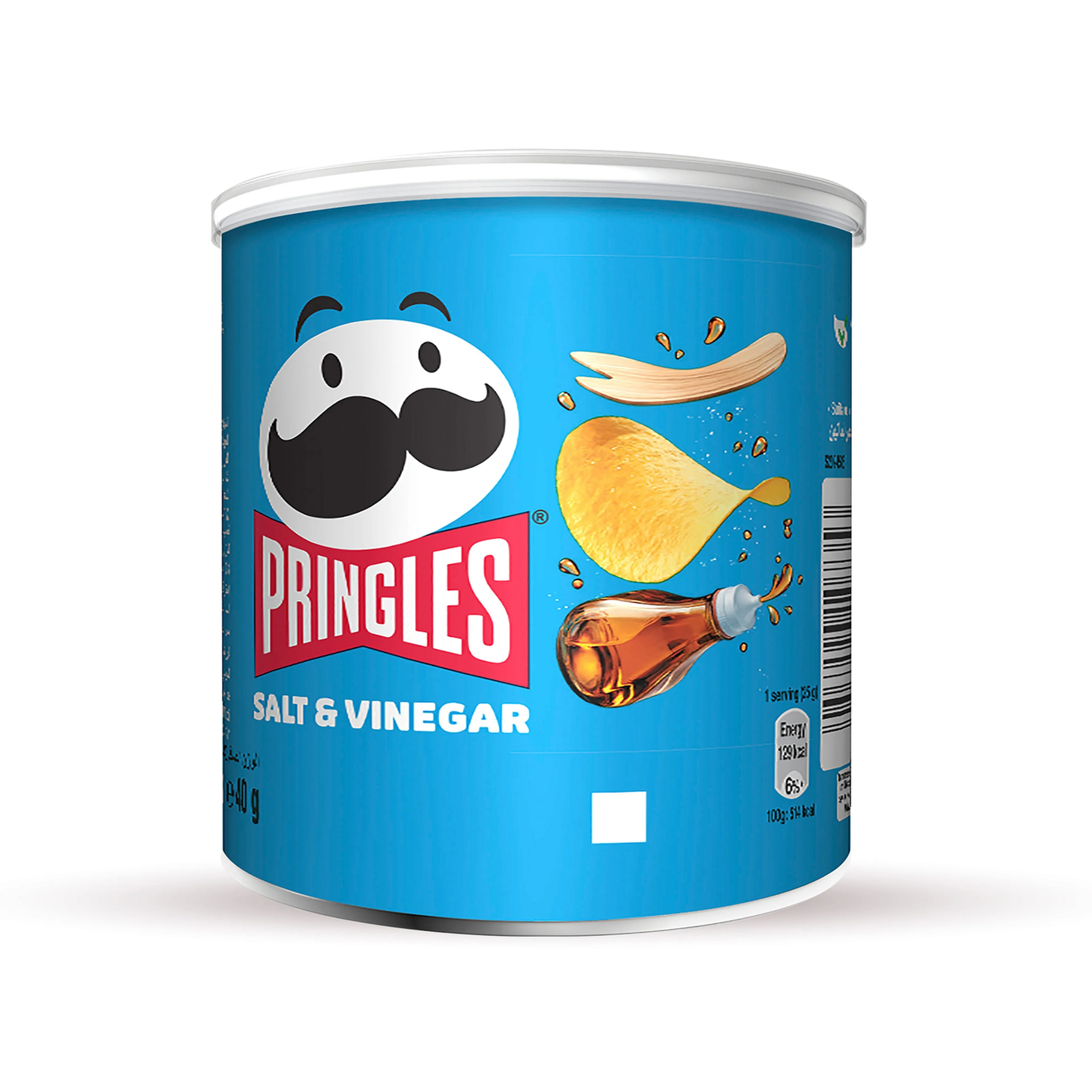 Pringles Salt & Vinegar Chips, 40g
