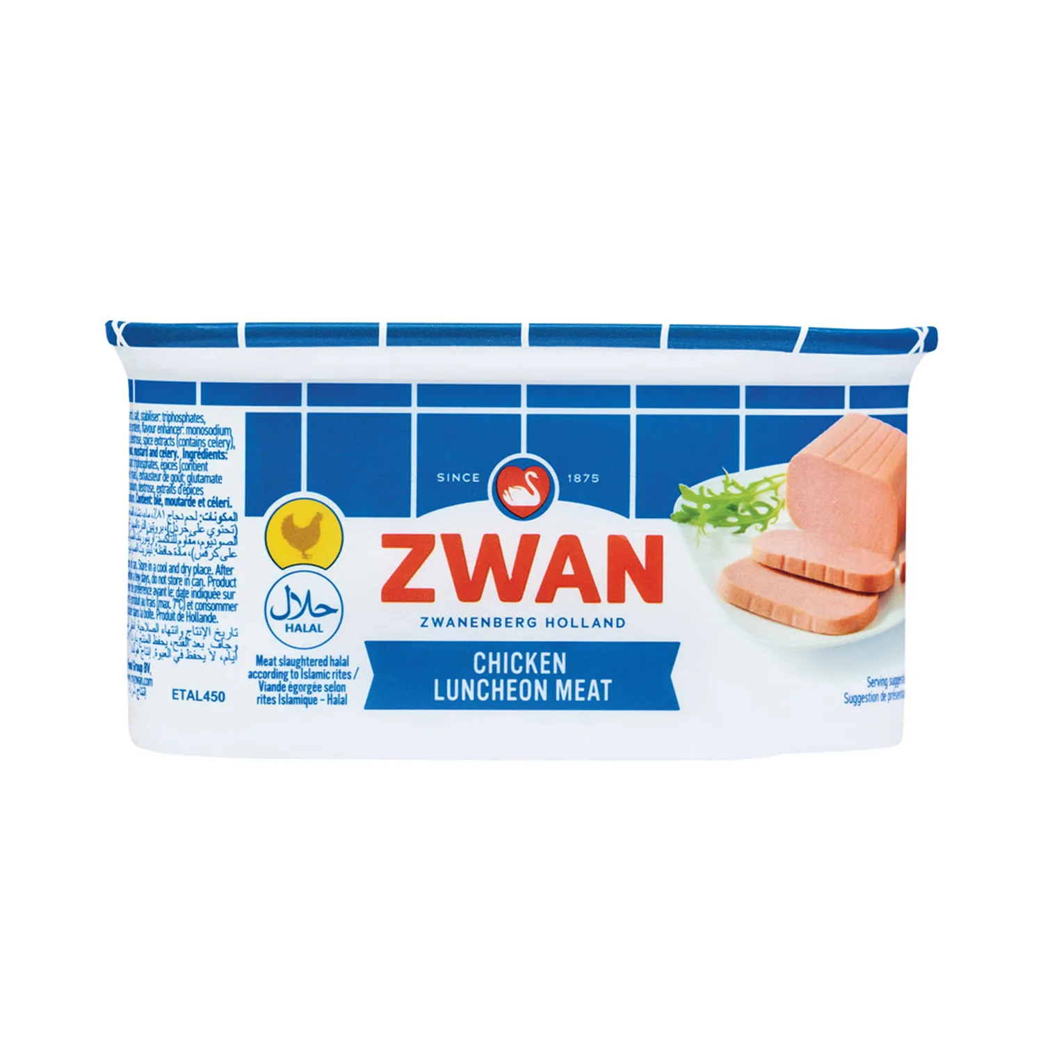 Zwan Canned Chicken Luncheon Meat 200 G
