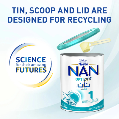 Nan Optipro Follow-up Formula, Stage 1, 0-6 Months, 400g
