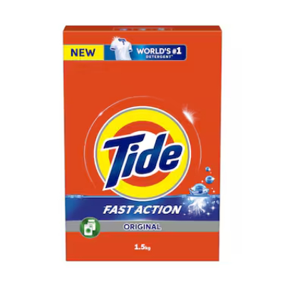 Tide Fast Action Laundry Detergent Powder, 1.5kg
