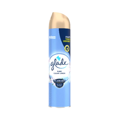 glade clean linen aerosol air freshener, 300ml