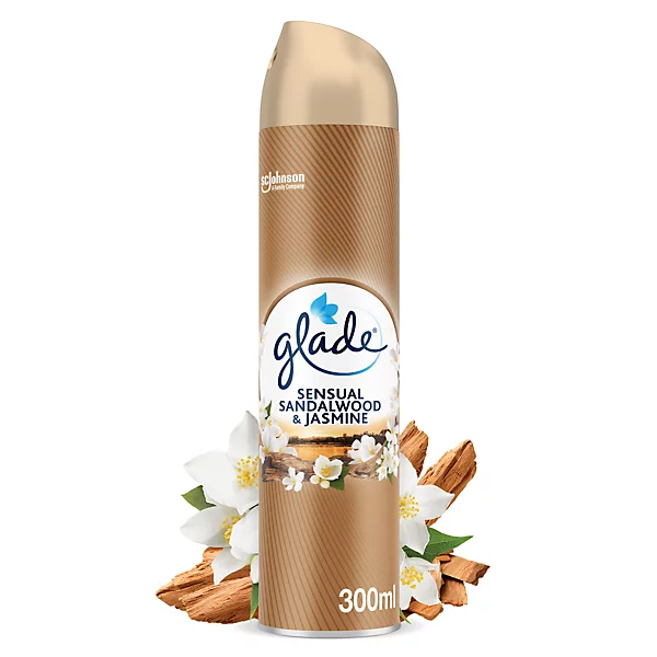 Glade Aerosol Jasmine Air Freshener Spray, 300ML