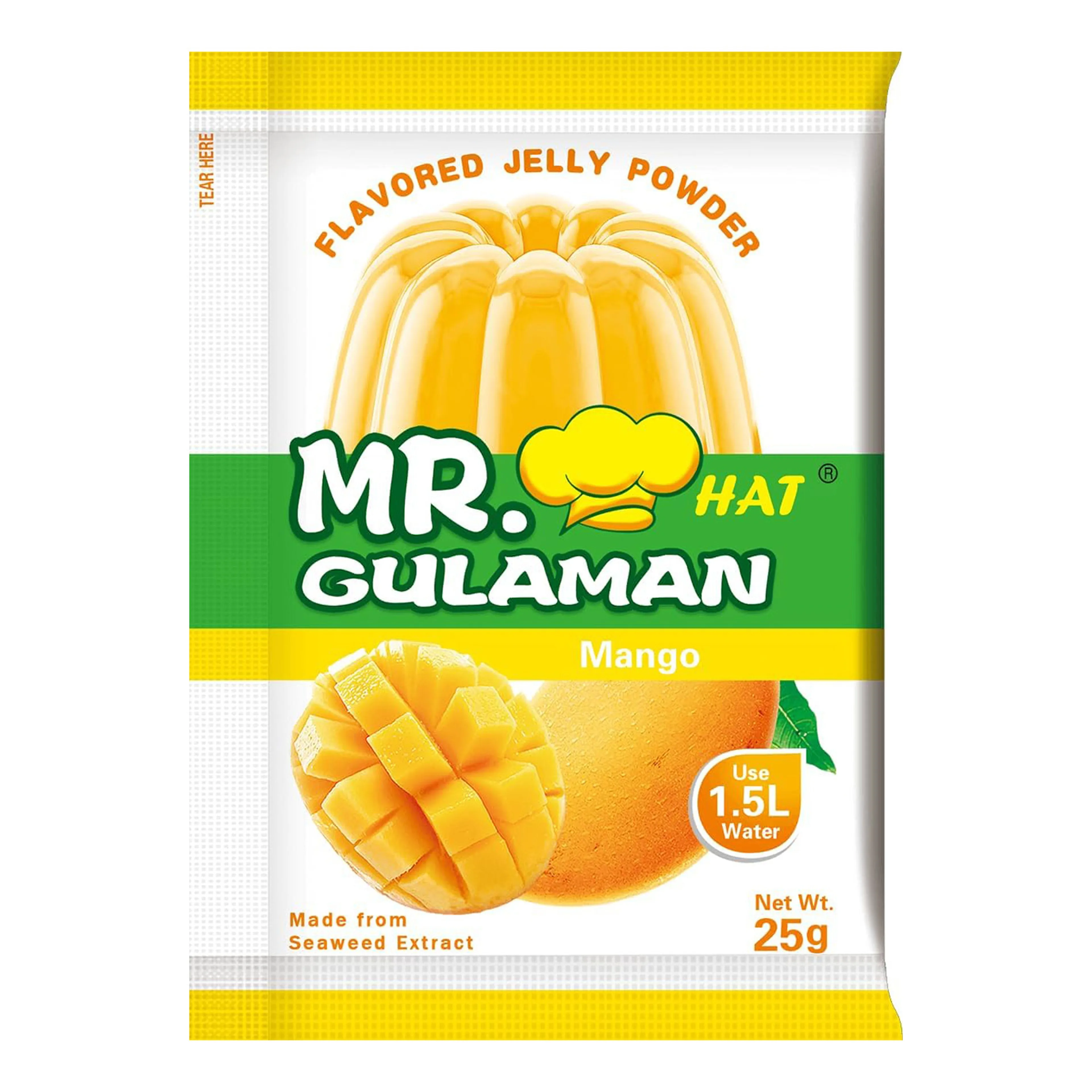 Mr.gulaman Jelly Powder Yellow 25 G