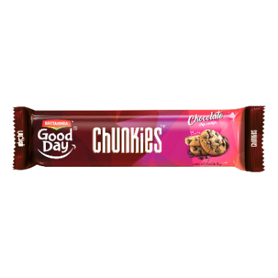 Britannia Good Day Chunkies Chocolate Cookies, 125g