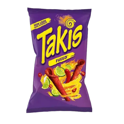 Takis Fuego Hot Chili Pepper & Lime Tortilla Chips, 35g