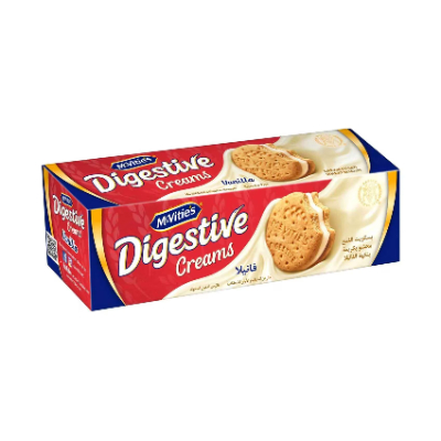 Mcvitie's Digestive Creams Vanilla Cream Filled Wheat Biscuit, 100g