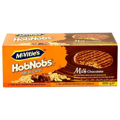 Mcvitie's Hobnobs Milk Chocolate Oat Biscuit, 300g