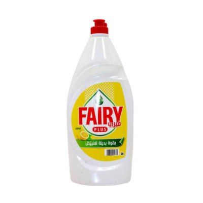 Fairy Max Plus Lemon Dishwashing Liquid With Bleach Alternative Power, 600ML