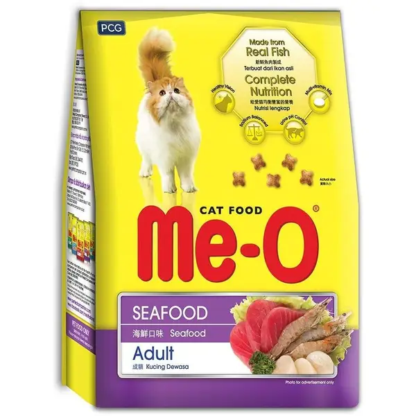 Me-o Dry Cat Food Seafood, Thailand, 1.2kg