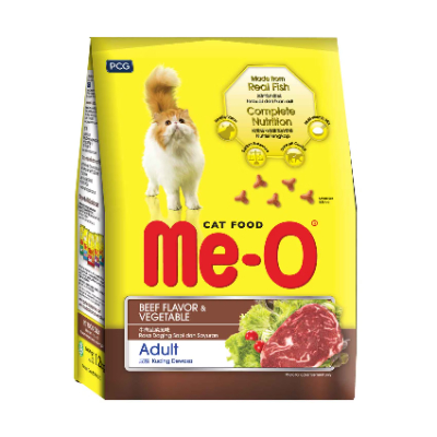 Me-o Dry Cat Food Beef and Vegetable 450GM