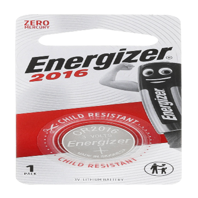 Energizer Lithium Coin Battery 2016v3, 1 Piece