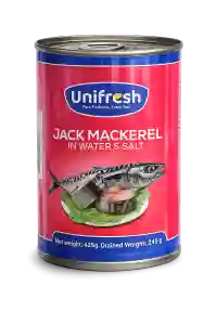 Unifresh Jack Mackarel in Water & Salt 425GM