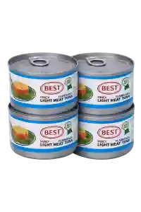 Best  Light Meat Tuna 185 Gm*4pcs Btp001