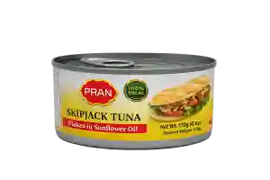 Pran Skipjack Tuna Flakes in Sunflower Oil 160gm