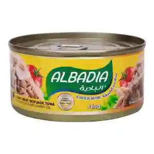 Al Badia Lightmeat Tuna Skip Jack Chunks in S/f Oil 165gm