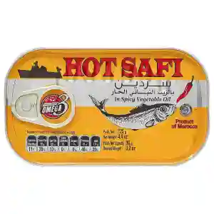 Safi Sardines Spicy Vegetable Oil 125GM