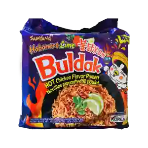 Buldak Korean Noodles Hot Chicken Flvr Hananero Lime 135GM