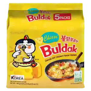 buldak Samyang Hot Chicken Ramen Noodles Cheese 140GM*5