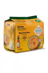 Tabasco Ramen Spicy Curry Blaze Instant Noodles 75g[5 X Pc]