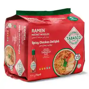 Tabasco Ramen Spicy Chicken Delight  75GM*5