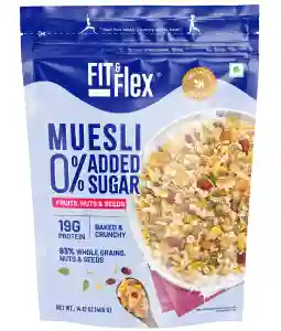 Fit&flex Muesli Zero Sugar Fruits&nuts&seeds