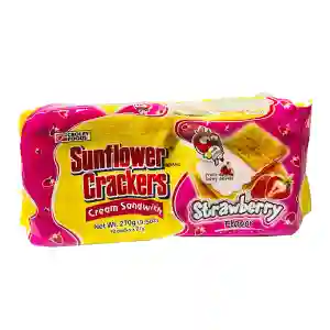 Sunflower Crackers Strawberry 10x27gm