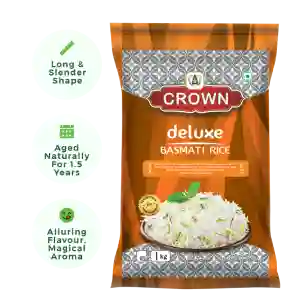 Crown Deluxe Basmati Rice 1kg