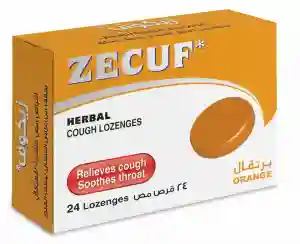 Zecuf Herbal Cough Lozenges 24 Pcs Orange
