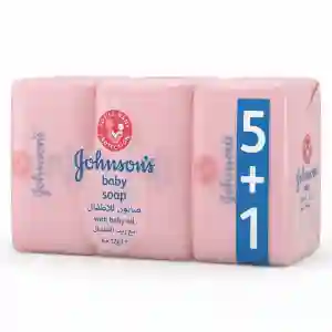 Johnsons Baby Soft SOAP 5+1 Free X125g