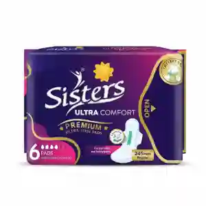 Sisters Ultra Comfort Premium 245mm 6 Pads