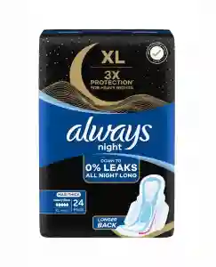 Always Dreamzz Night Wings Thick Xl 8pads