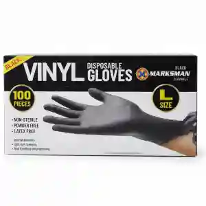 Disposable Black Vinyl Gloves All Size