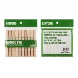 Cloth Clips Wood 20pcs