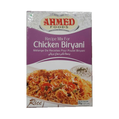 Ahmed foods chicken biryani masala, 60g