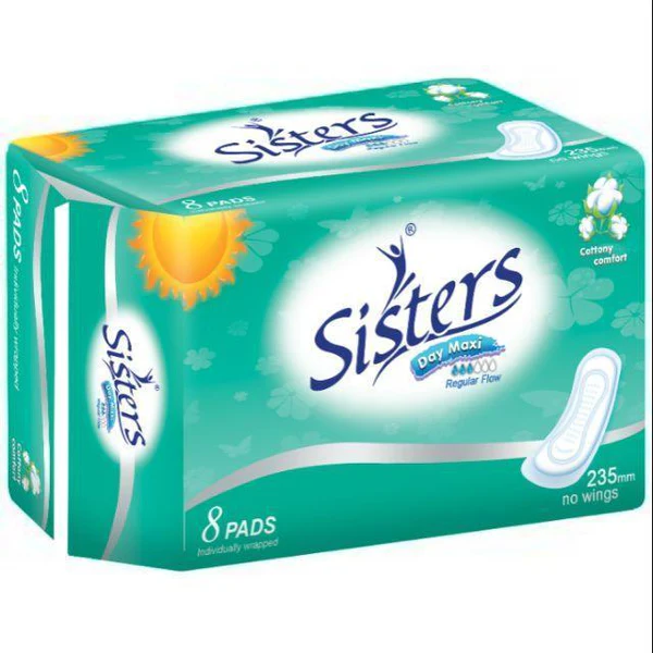 Sisters Day Maxi Regular Flow Non Wings, 8pads
