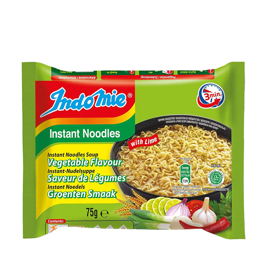 Indomie Vegtable Flavor Noodles 75 GM
