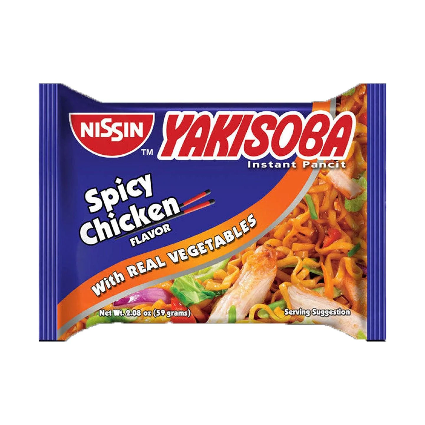 Nissin Yakisoba Instant Chicken Noodles 59 G