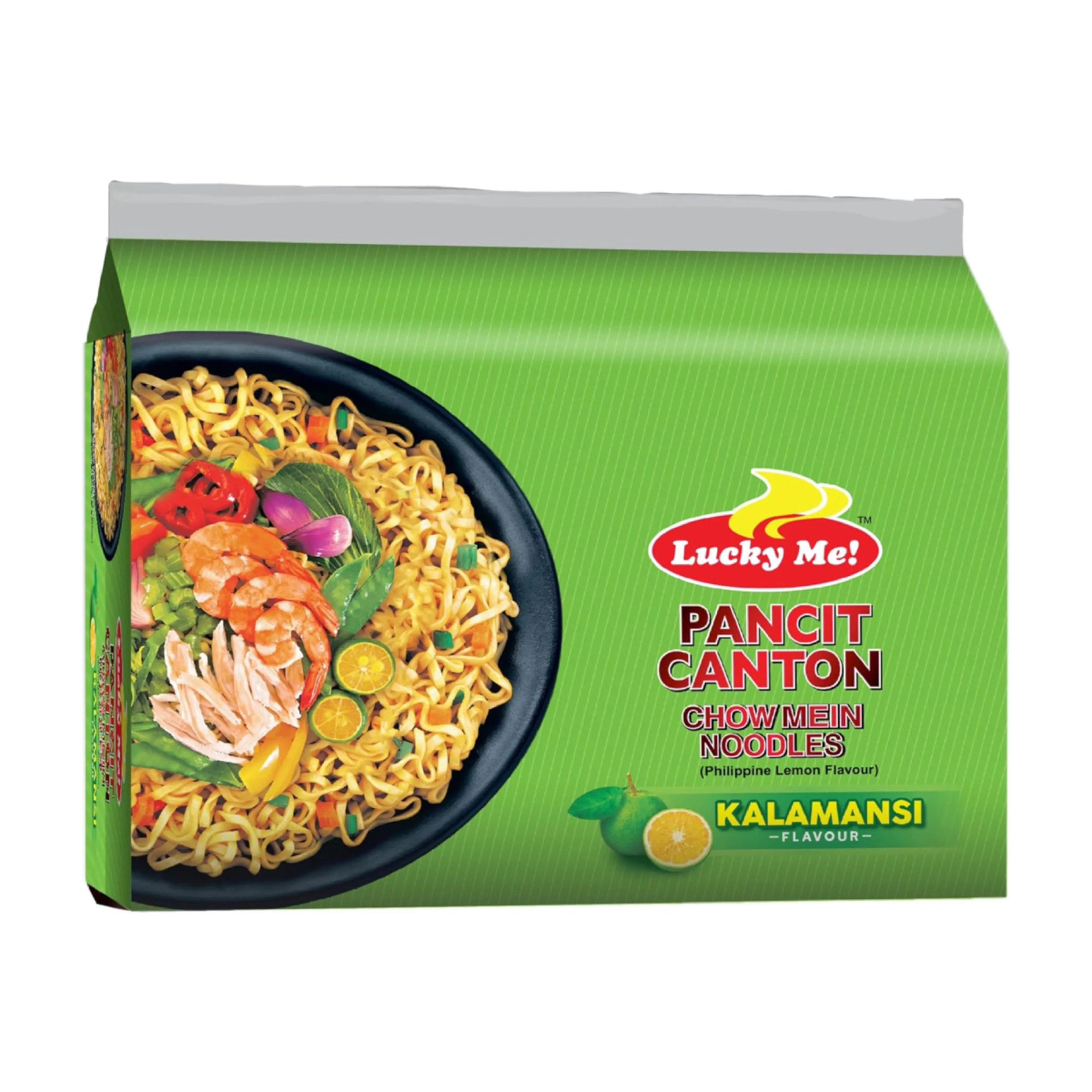 Lucky Me Pancit Canton Kalamansi Flavour Fried Noodles, 6x60g