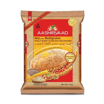 Aashirvaad Atta With Multigrains, 2kg