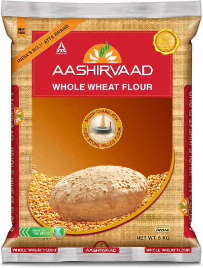 Aashirvaad Whole Wheat Atta, 5kg