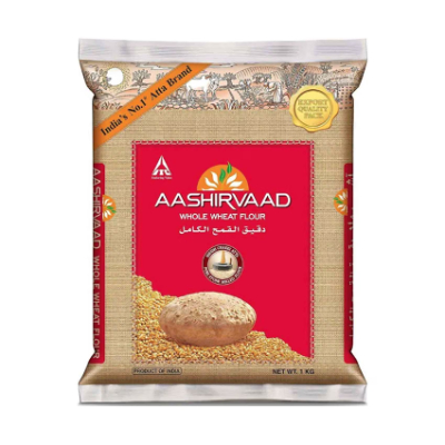 Aashirvaad Whole Wheat Atta, 1kg