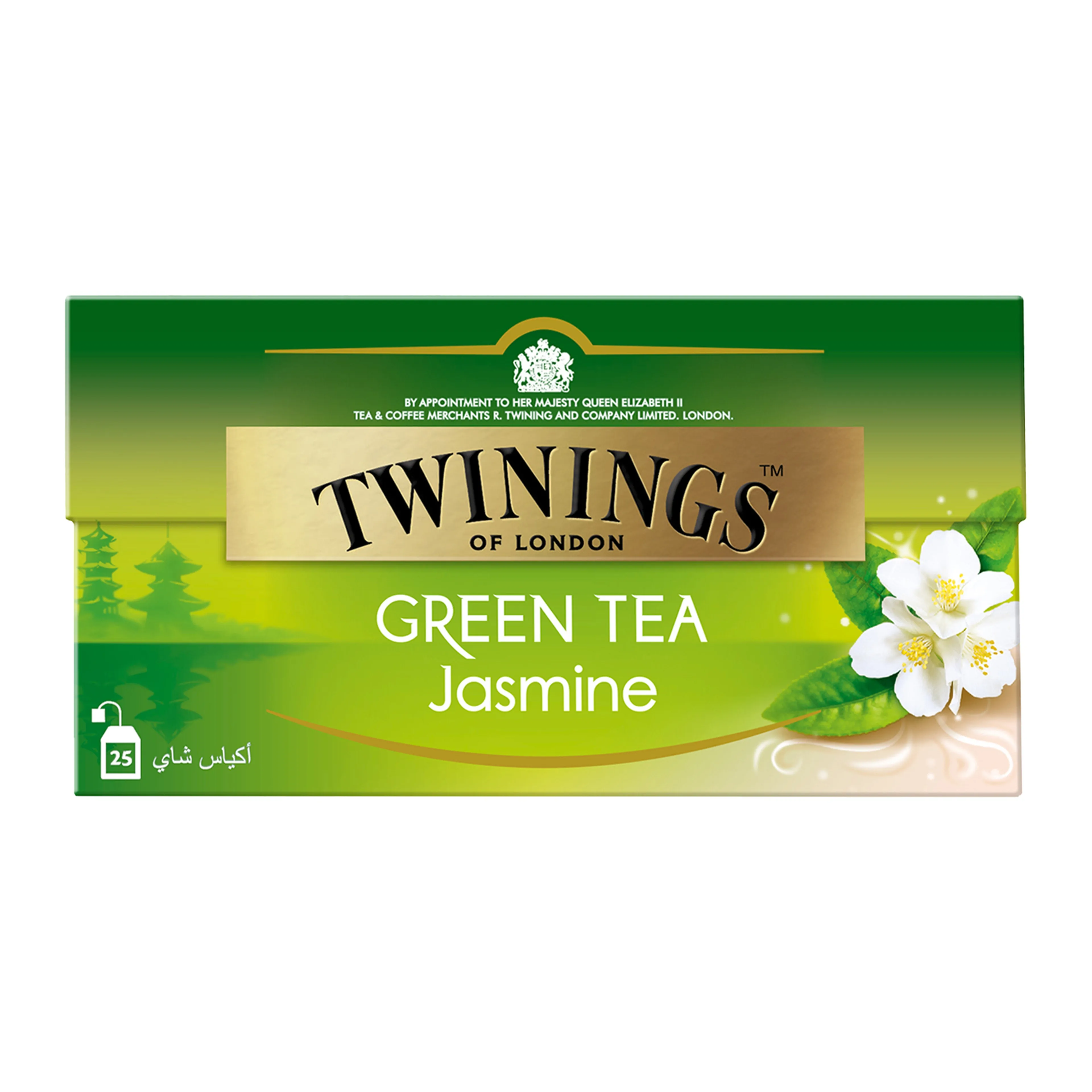 Twinings Gold Jasmine Grean Tea Bags, 25 Bags