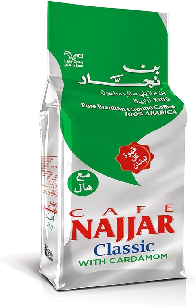 Cafe Najjar Classic With Cardamom Ground Coffee, 200g