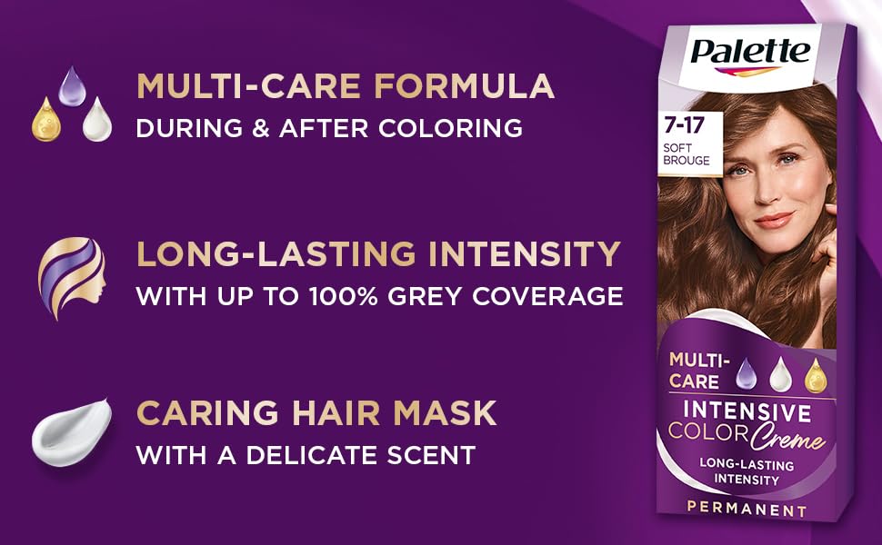 Palette  Intensive Color Creme 7.17  Soft Brouge  50 ML